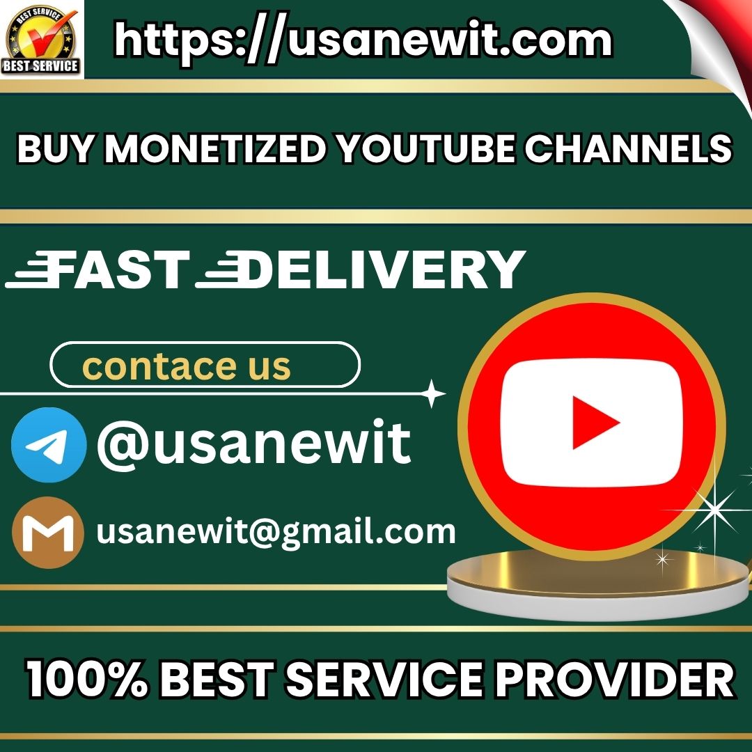 Buy Monetized YouTube Channels